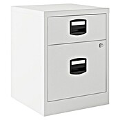 Bisley Home Cajonera con ruedas PFA (L x An x Al: 41 x 40 x 52,9 cm, Número de cajones: 2 ud., Acero, Blanco) | BAUHAUS