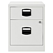Bisley Home Cajonera con ruedas PFA (L x An x Al: 41 x 40 x 52,9 cm, Número de cajones: 2 ud., Acero, Blanco) | BAUHAUS