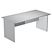 ArtExport Presto Mesa de escritorio (L x An x Al: 80 x 160 x 74 cm, Gris, Pata tipo panel) | BAUHAUS