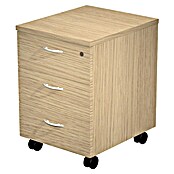 ArtExport Presto Cajonera con ruedas Venere (L x An x Al: 52 x 43 x 59,5 cm, Roble, Número de cajones: 3 ud.) | BAUHAUS