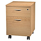 ArtExport Presto Cajonera con ruedas Venere (L x An x Al: 52 x 43 x 59,5 cm, Haya, Número de cajones: 2 ud.) | BAUHAUS