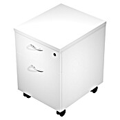 ArtExport Presto Cajonera con ruedas Venere (L x An x Al: 52 x 43 x 59,5 cm, Blanco, Número de cajones: 2 ud.) | BAUHAUS
