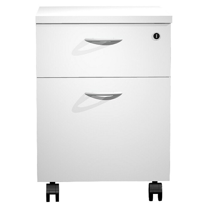 ArtExport Presto Cajonera con ruedas Venere (L x An x Al: 52 x 43 x 59,5 cm, Blanco, Número de cajones: 2 ud.) | BAUHAUS