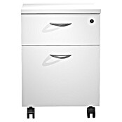 ArtExport Presto Cajonera con ruedas Venere (L x An x Al: 52 x 43 x 59,5 cm, Blanco, Número de cajones: 2 ud.) | BAUHAUS