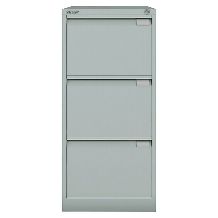 Bisley Premium Archivador BS (L x An x Al: 62 x 47 x 101 cm, Número de cajones: 3 ud., Gris, Completamente montado) | BAUHAUS