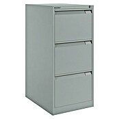 Bisley Premium Archivador BS (L x An x Al: 62 x 47 x 101 cm, Número de cajones: 3 ud., Gris, Completamente montado) | BAUHAUS