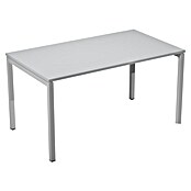 ArtExport Mesa de escritorio Venere (L x An x Al: 80 x 140 x 74 cm, Gris, Patas metálicas grises) | BAUHAUS