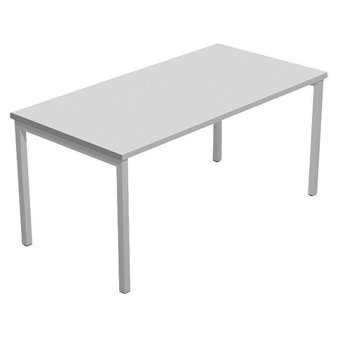 ArtExport Mesa de escritorio Venere (L x An x Al: 80 x 160 x 74 cm, Gris, Patas metálicas grises) | BAUHAUS