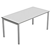 ArtExport Mesa de escritorio Venere (L x An x Al: 80 x 160 x 74 cm, Gris, Patas metálicas grises) | BAUHAUS