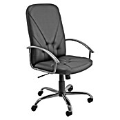 Unisit Silla de oficina Dante (Reposabrazos, Color del armazón: Cromo, Polipiel) | BAUHAUS