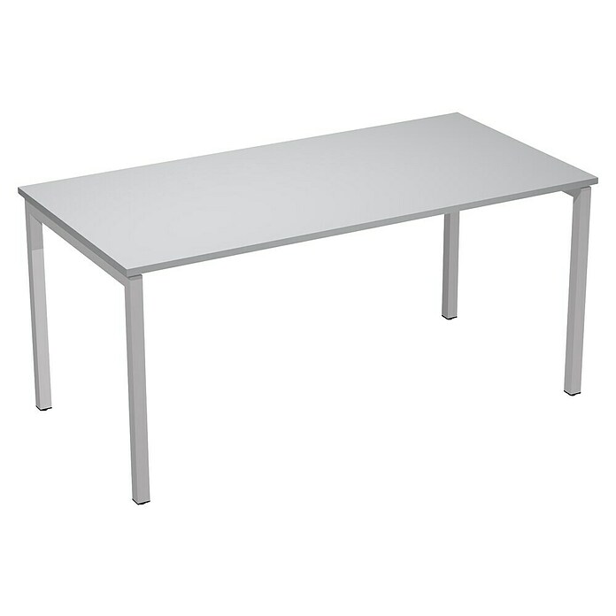 ArtExport Mesa de escritorio Venere (L x An x Al: 80 x 160 x 74 cm, Gris, Patas metálicas grises) | BAUHAUS