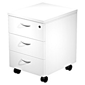 ArtExport Presto Cajonera con ruedas Venere (L x An x Al: 52 x 43 x 59,5 cm, Blanco, Número de cajones: 3 ud.) | BAUHAUS