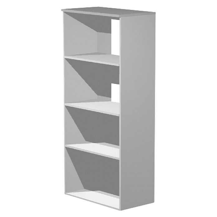 ArtExport Presto Librería Venere (L x An x Al: 35 x 80 x 180 cm, Número de baldas: 4 ud., Gris) | BAUHAUS