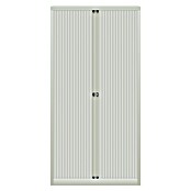 Bisley EuroTambor Armario multiusos metálico (L x An x Al: 45 x 100 x 198 cm, Gris, Puertas correderas, Completamente montado) | BAUHAUS