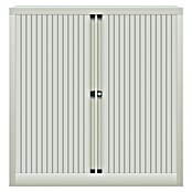 Bisley EuroTambor Armario multiusos metálico (L x An x Al: 45 x 100 x 100 cm, Gris, Puertas correderas, Completamente montado) | BAUHAUS
