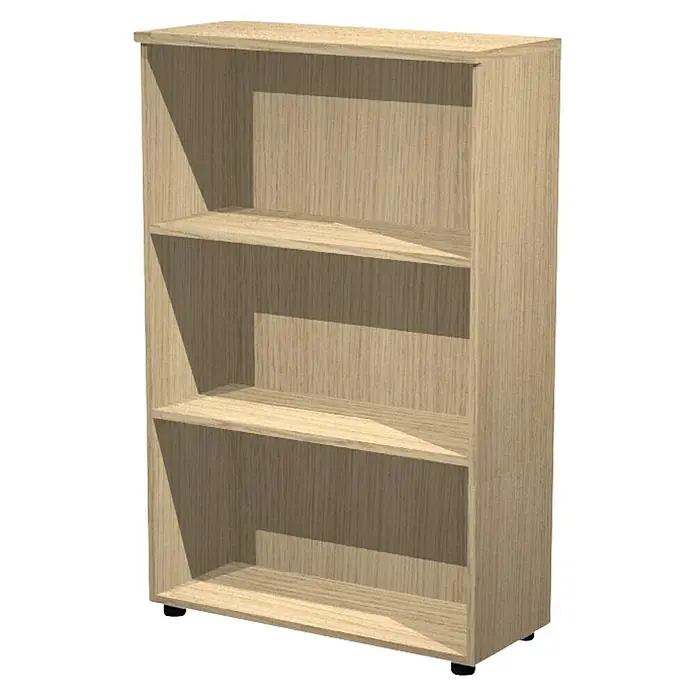 ArtExport Presto Estantería de madera Venere - L x An x Al: 35 x 80 x 120 cm, Número de baldas: 3 ud., Roble - Una estantería de madera con tres estantes. Está hecha de madera clara y tiene una forma sencilla y moderna. Ideal.