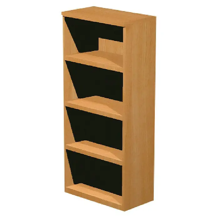 ArtExport Presto Estantería de madera Venere - L x An x Al: 35 x 80 x 180 cm, Número de baldas: 4 ud., Haya - Estantería de madera con cuatro estantes. La estantería está hecha de madera clara y ofrece espacio de almacenamiento para libros y otros artículos.