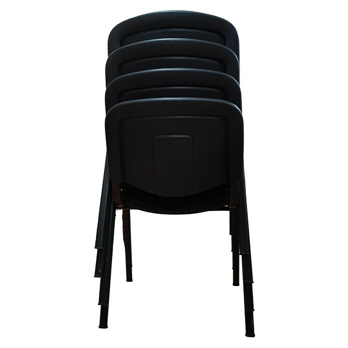 Unisit Silla Dado (Negro, Textil, 4 ud.) | BAUHAUS