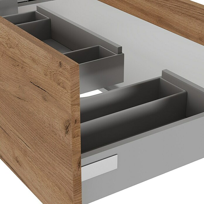 Camargue Espacio Waschtischunterschrank (120 x 46 x 30 cm, 1 Schubkasten, Doce)