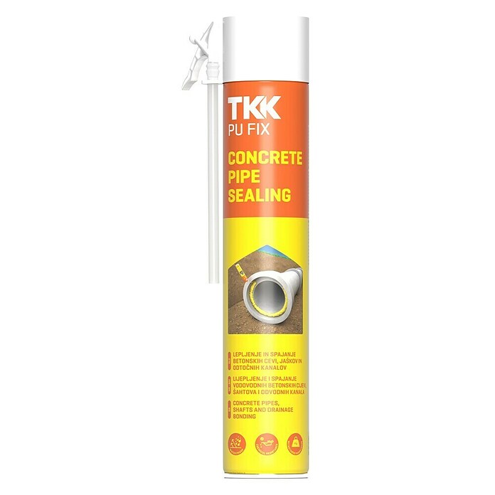 Montažna pena Concrete Pipe Sealing  (750 ml) | Gradbene pene | Gradbena kemija | Gradbeni material | Izdelki | BAUHAUS
