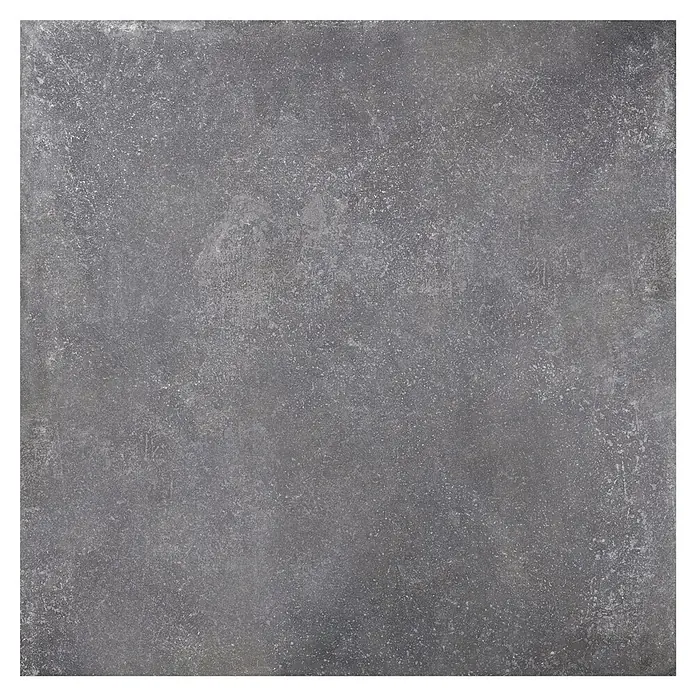 Feinsteinzeugfliese Savanna - 79,7 x 79,7 cm, Anthrazit, Matt - Graue Steinzeugfliese mit leichter Textur und unregelmäßiger Oberfläche, ideal für moderne Innenräume.