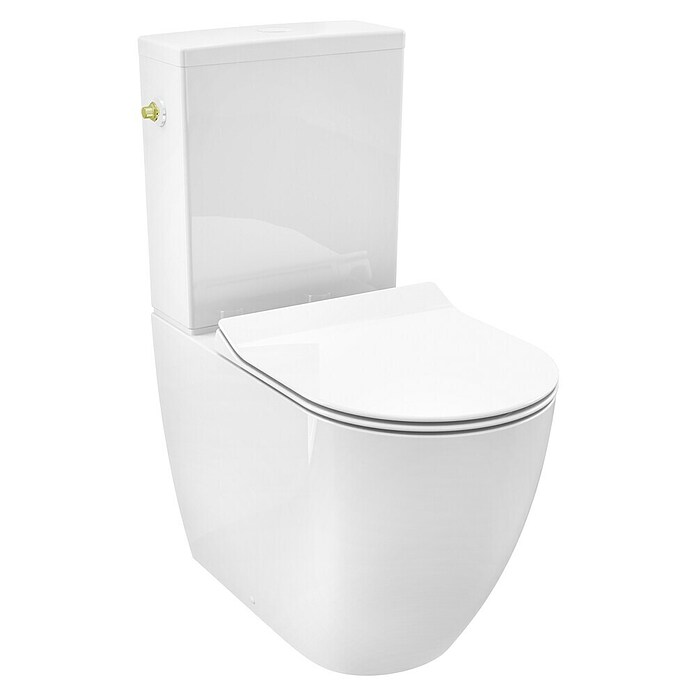 Camargue Los Angeles WC-Sitz 2.0 (Duroplast, Weiß, Mit Absenkautomatik) | BAUHAUS