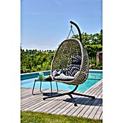 Sunfun Hängesessel (L x B x H: 103 x 95 x 196 cm, Stahl, Grau/Schwarz) | BAUHAUS