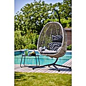 Sunfun Hängesessel (L x B x H: 103 x 95 x 196 cm, Stahl, Grau/Schwarz) | BAUHAUS