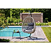 Sunfun Hängesessel (L x B x H: 103 x 95 x 196 cm, Stahl, Grau/Schwarz) | BAUHAUS