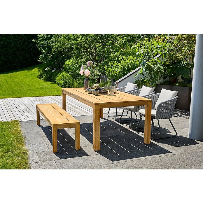 Sunfun Maja Gartensessel (Seilgeflecht, Grau-Beige, B x T x H: 64 x 65 x 77 cm) | BAUHAUS