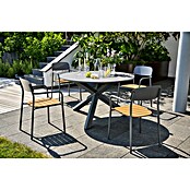 Set vrtnih stolov Gastro  (6 kos, Možnost nakladanja, Š x G x V: 57,5 x 53,5 x 83,5 cm) | 8241 - Stühle Holz | ICAB - Sommermöbel Stühle | ICA - Sommermöbel | IC - Freizeit im Garten | I - Stadtgarten | BAUHAUS