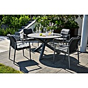 Sunfun Solo Rope Gartensessel Rope (Stapelbar, Night-Grey, B x T x H: 67 x 63 x 85 cm) | BAUHAUS