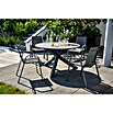 Sunfun Gartenmöbel-Set Maja/Gastro (5 -tlg., Stahl, Aluminium, Textilen, Night-Grey) | BAUHAUS
