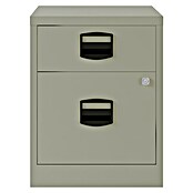 Bisley Home Cajonera con ruedas PFA (L x An x Al: 41 x 40 x 52,9 cm, Número de cajones: 2 ud., Acero, Gris) | BAUHAUS