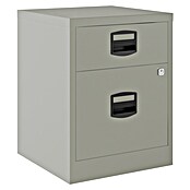 Bisley Home Cajonera con ruedas PFA (L x An x Al: 41 x 40 x 52,9 cm, Número de cajones: 2 ud., Acero, Gris) | BAUHAUS