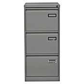 Bisley Archivador PSF (L x An x Al: 62 x 47 x 101 cm, Número de cajones: 3 ud., Gris, Completamente montado) | BAUHAUS