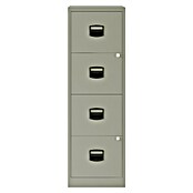 Bisley Home Archivador PF (L x An x Al: 41 x 40 x 132 cm, Número de cajones: 4 ud., Gris, Completamente montado) | BAUHAUS