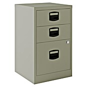 Bisley Home Cajonera PFA con cajón personal (L x An x Al: 40 x 41 x 67 cm, Número de cajones: 3 ud., Acero, Gris) | BAUHAUS