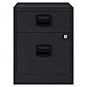 Bisley Home Cajonera con ruedas PFA (L x An x Al: 41 x 40 x 52,9 cm, Número de cajones: 2 ud., Acero, Antracita) | BAUHAUS