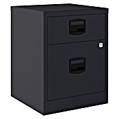 Bisley Home Cajonera con ruedas PFA (L x An x Al: 41 x 40 x 52,9 cm, Número de cajones: 2 ud., Acero, Antracita) | BAUHAUS