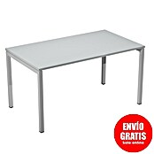 ArtExport Mesa de escritorio Venere (L x An x Al: 80 x 140 x 74 cm, Gris, Patas metálicas grises) | BAUHAUS
