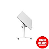 ArtExport Mesa de escritorio Taxi (L x An x Al: 80 x 160 x 74 cm, Blanco, Ruedas) | BAUHAUS