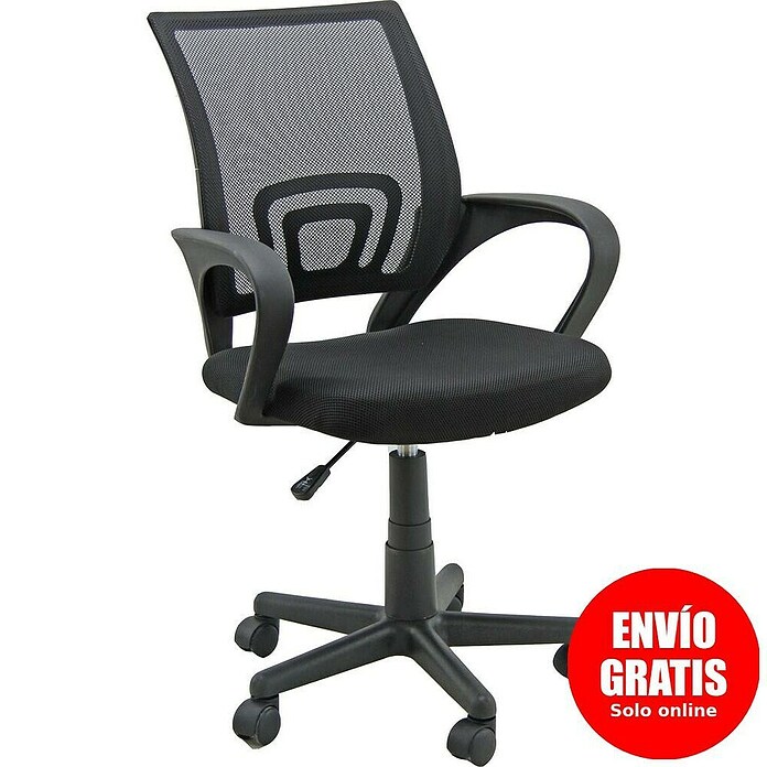 Unisit Silla de oficina Eco Smart CH4 (Negro, Ruedas) | BAUHAUS