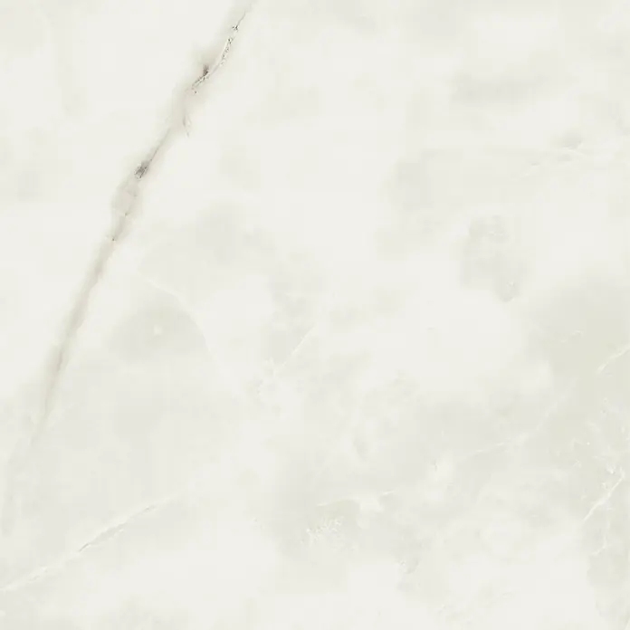 Corso Italia Feinsteinzeugfliese Onyx - 120 x 278 cm, Weiß, Glänzend - Elegantes Elfenbein-Marmor-Fliesenmuster mit subtilen Adern, ideal für anspruchsvolle Innenräume und verleiht jedem Raum eine luxuriöse Note.