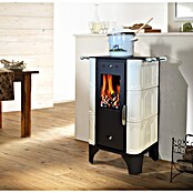 Domofire Kaminofen Piccolino (6 kW, Raumheizvermögen: 120 m³, Weiß) | BAUHAUS