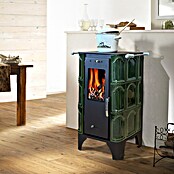 Domofire Kaminofen Piccolino (6 kW, Raumheizvermögen: 120 m³, Grün) | BAUHAUS