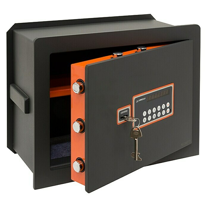 Arregui Caja fuerte empotrable Plus C (L x An x Al: 42 x 30 x 32 cm, Tipo de cerradura: Cerradura de combinación electrónica)