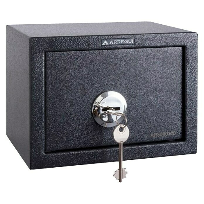 ARREGUI Stylo 19010W-S1 Caja fuerte de empotrar a pared con cerradura de  llave y codigo, Caja de doble Seguridad para casa y hogar, 21 x 32 x 20  cm