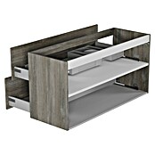 Camargue Espacio Waschtischunterschrank (120 x 46 x 60 cm, 2 Schubkästen, Faro)