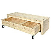 Plus Gartenbank Fun (B x T x H: 180 x 59 x 46 cm, Fichte, Natur) | BAUHAUS